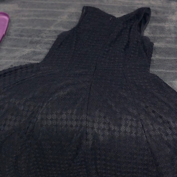 Donated- Black dress with beautiful end detailing - Picture 3 of 3